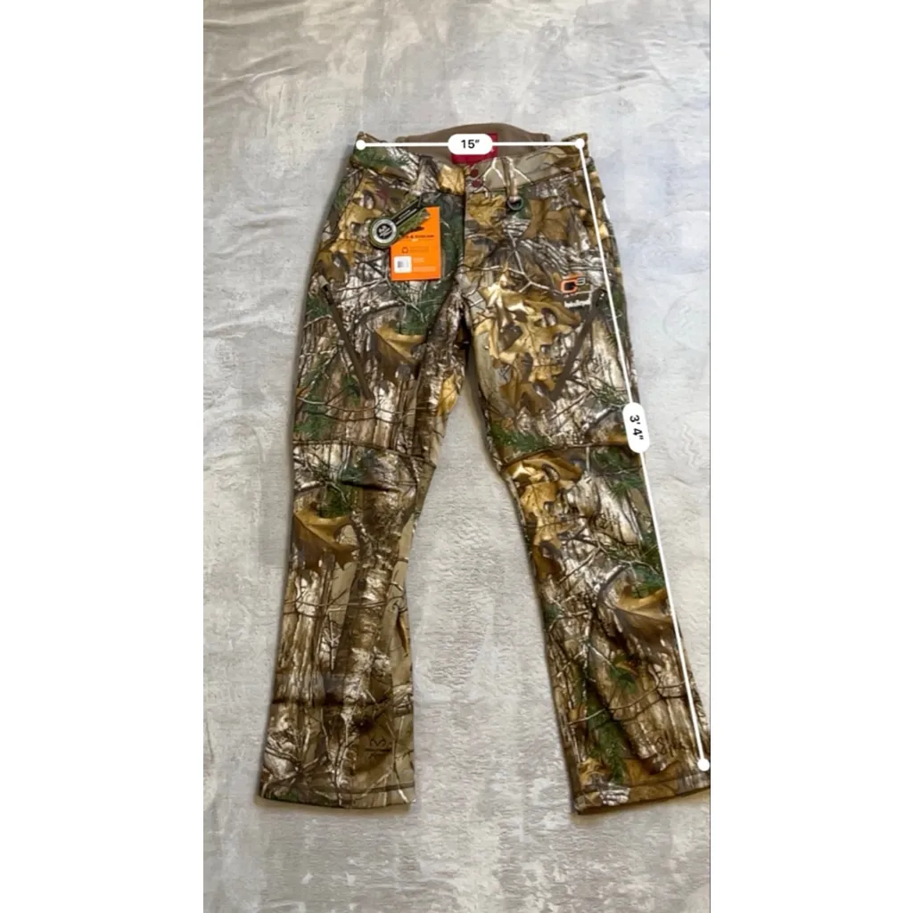 Field & Stream NEW! Women's  Camo Pants S Brown Green - Image 5