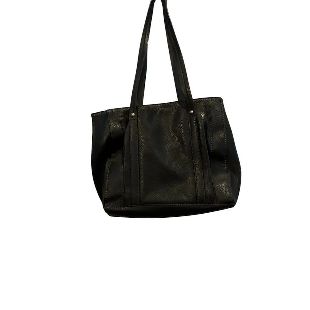 Relic Women's Black Geometric Shoulder Bag‎ with Multiple Compartments - Image 2