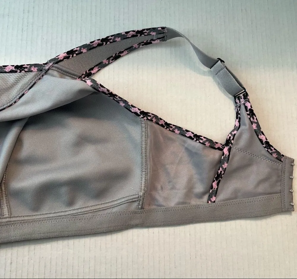 Glamorise Sports Bra Silver No - Image 13