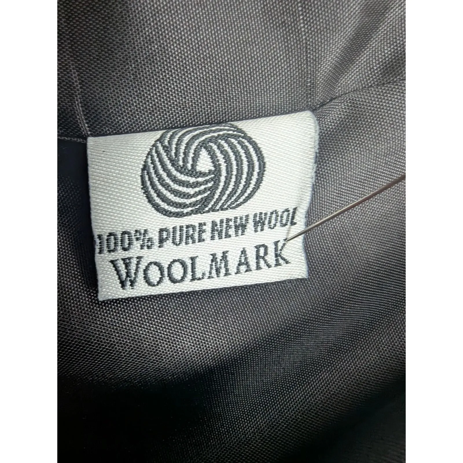 Pendleton Wool Classic Blazer – Size 16 Black Button Front Virgin Wool READ - Image 8