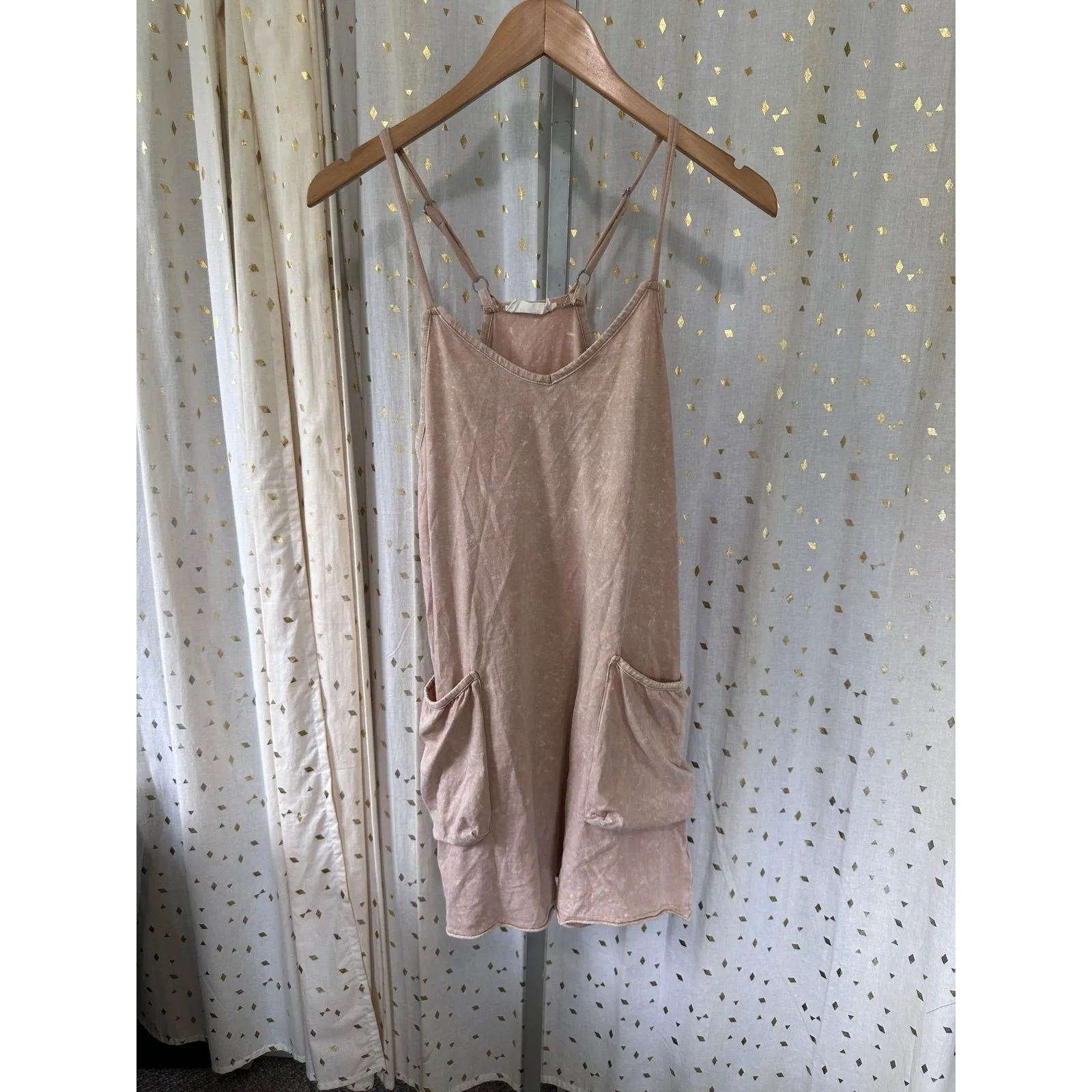 New In 100% Cotton Relaxed Perfection Acid Washed Baggy Slouchy Romper S - Image 3