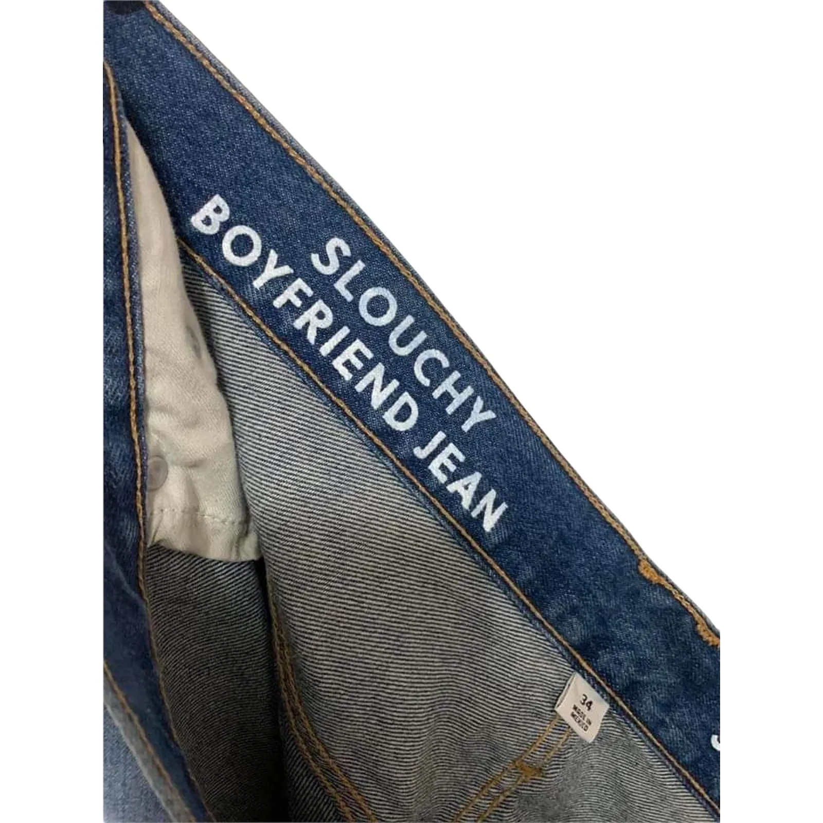 J.CREW Slouchy Boyfriend Jean in Bright Indigo Wash Size 34 #BA643 Blue - Image 5