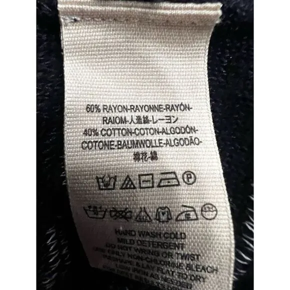 Free People Women's‎ Size Small P Black/Gray Long Sleeve Collared Dress - Image 5