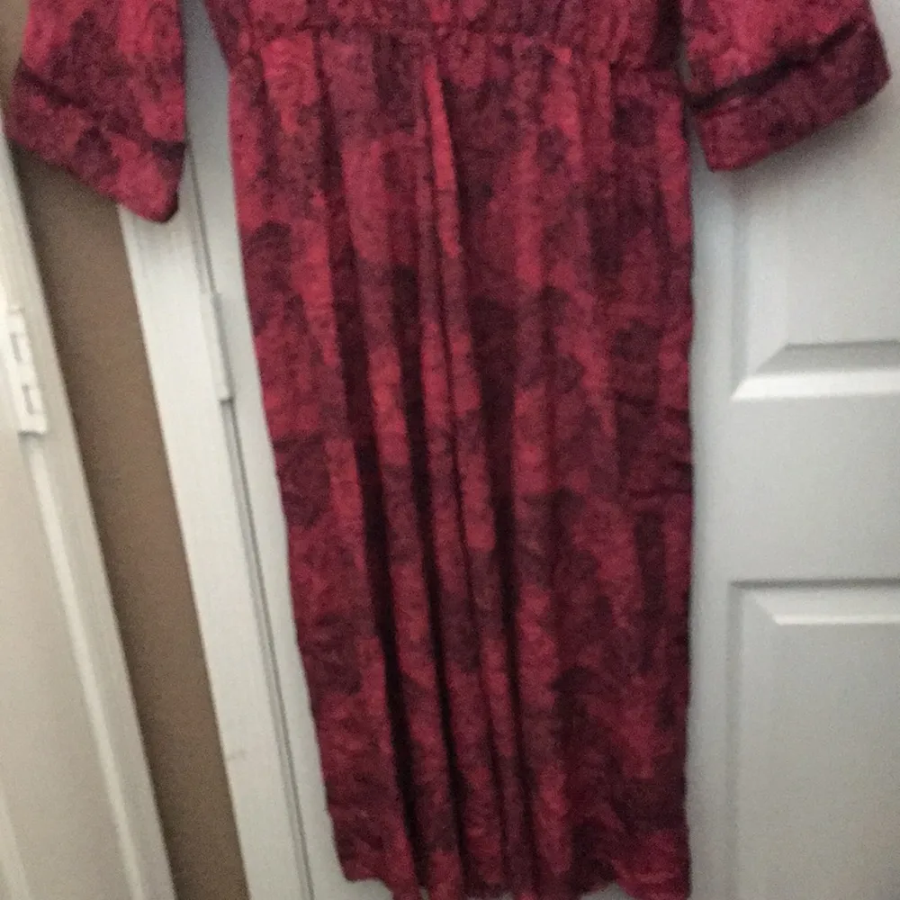 FINAL MARKDOWN Elegant Lisa 2 Red Patterned vintage Dress 14 - Image 12