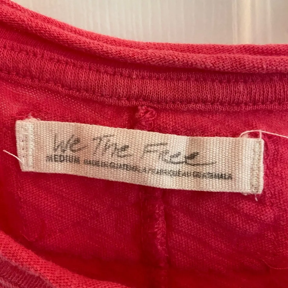 Free People- Be My Baby Tee - M - Hot Pink - Image 2