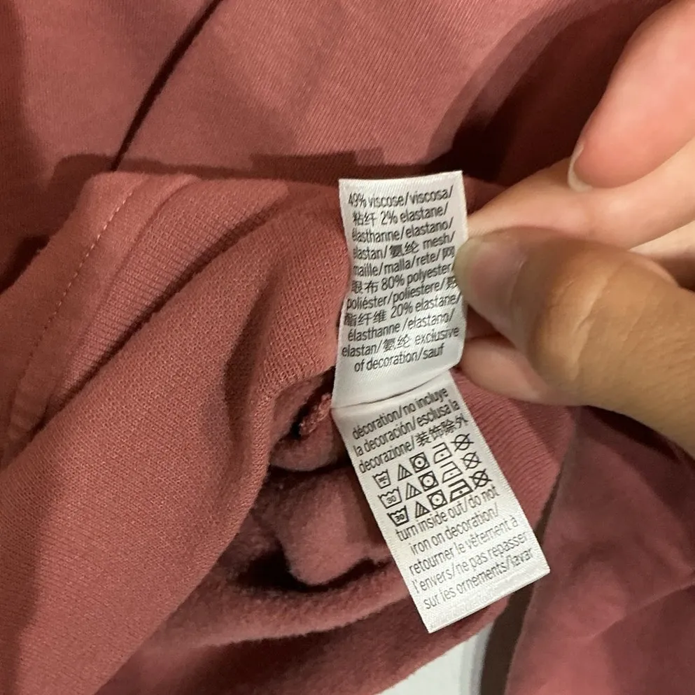 VSX Sport Pink Logo Hooded Sweater Sz S - Image 5