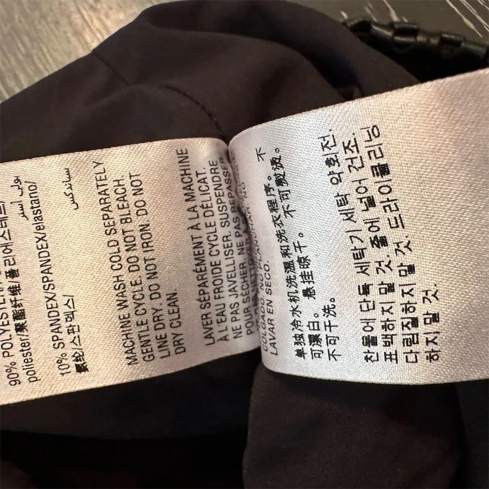 INC Women's Faux Leather Black Mini Skirt Size PS Petites - Image 7