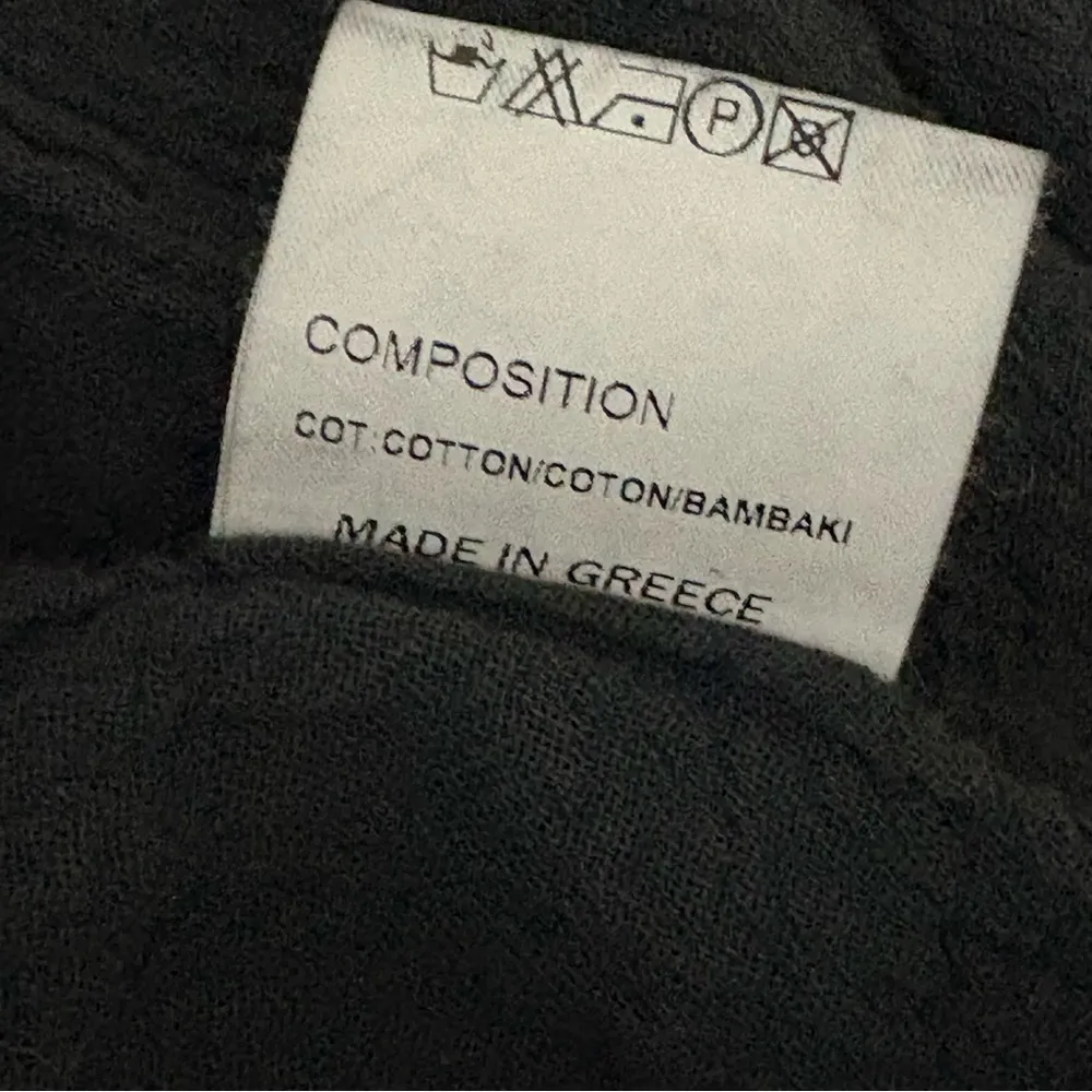 Greek Archaic Kori Black Cotton Gauze Tiered Flowy Maxi Halter Dress, Sz XS - Image 12