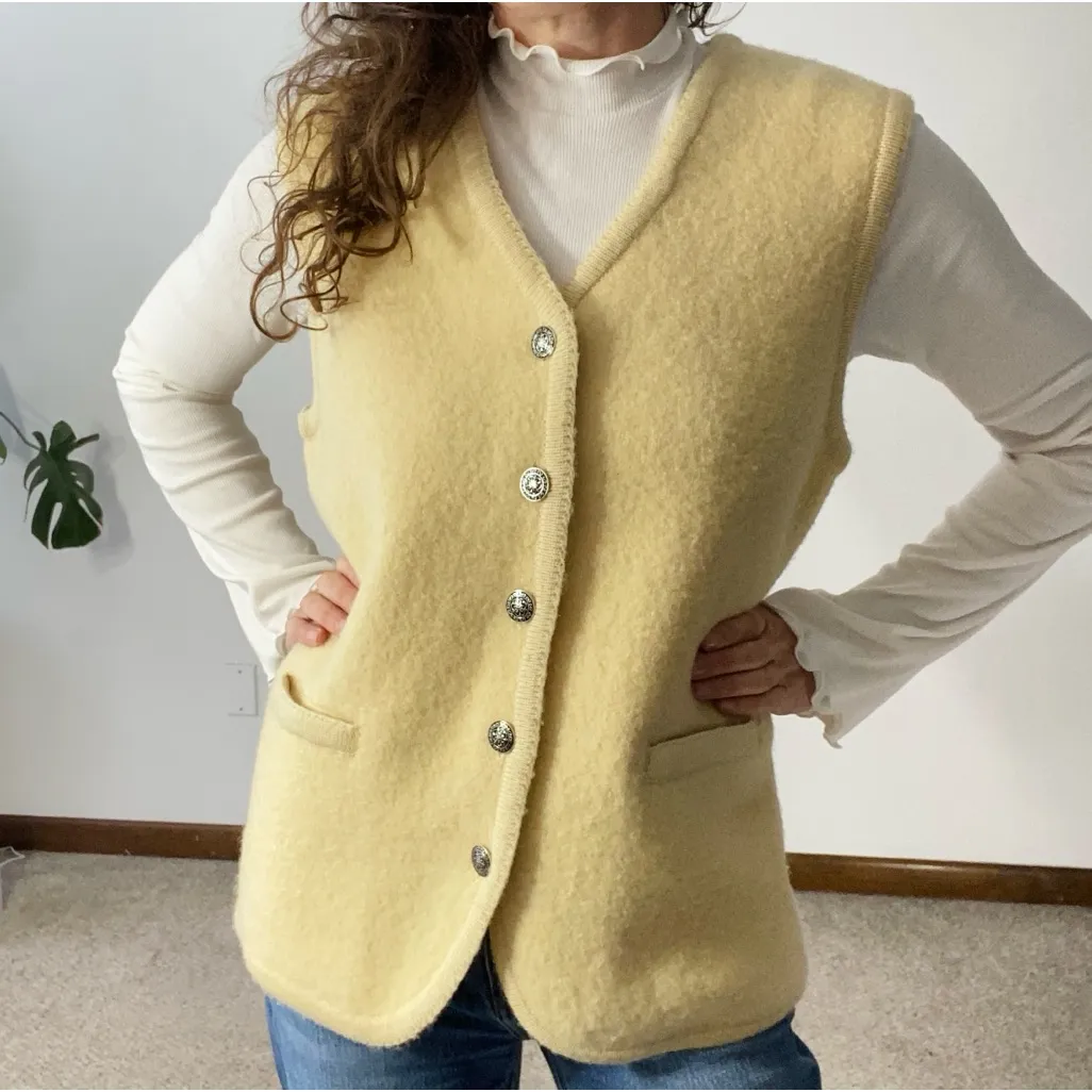 Talbots VINTAGE  Wool Sweater Vest - Image 7