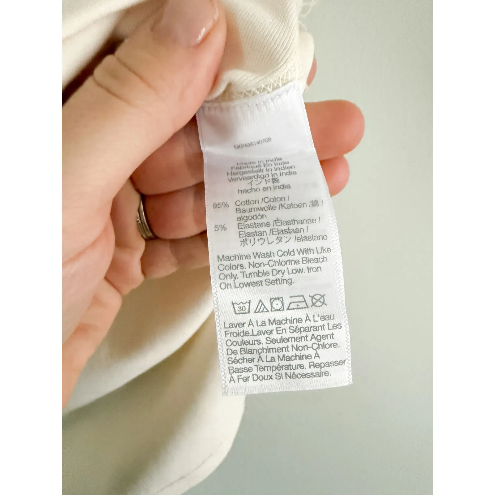 Madewell | NWT Sleeveless Boatneck Side Slit Tee Vintage Ivory | Sz S - Image 7