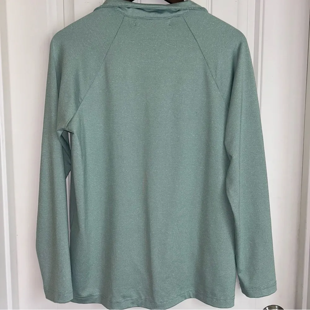 Devon & Jones moisture wicking quarter zip performance pull over women L Green Size L - Image 13