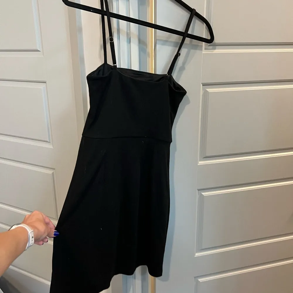 Island Babe Mini Dress - Strappy Bodycon Dress in Black - Image 4