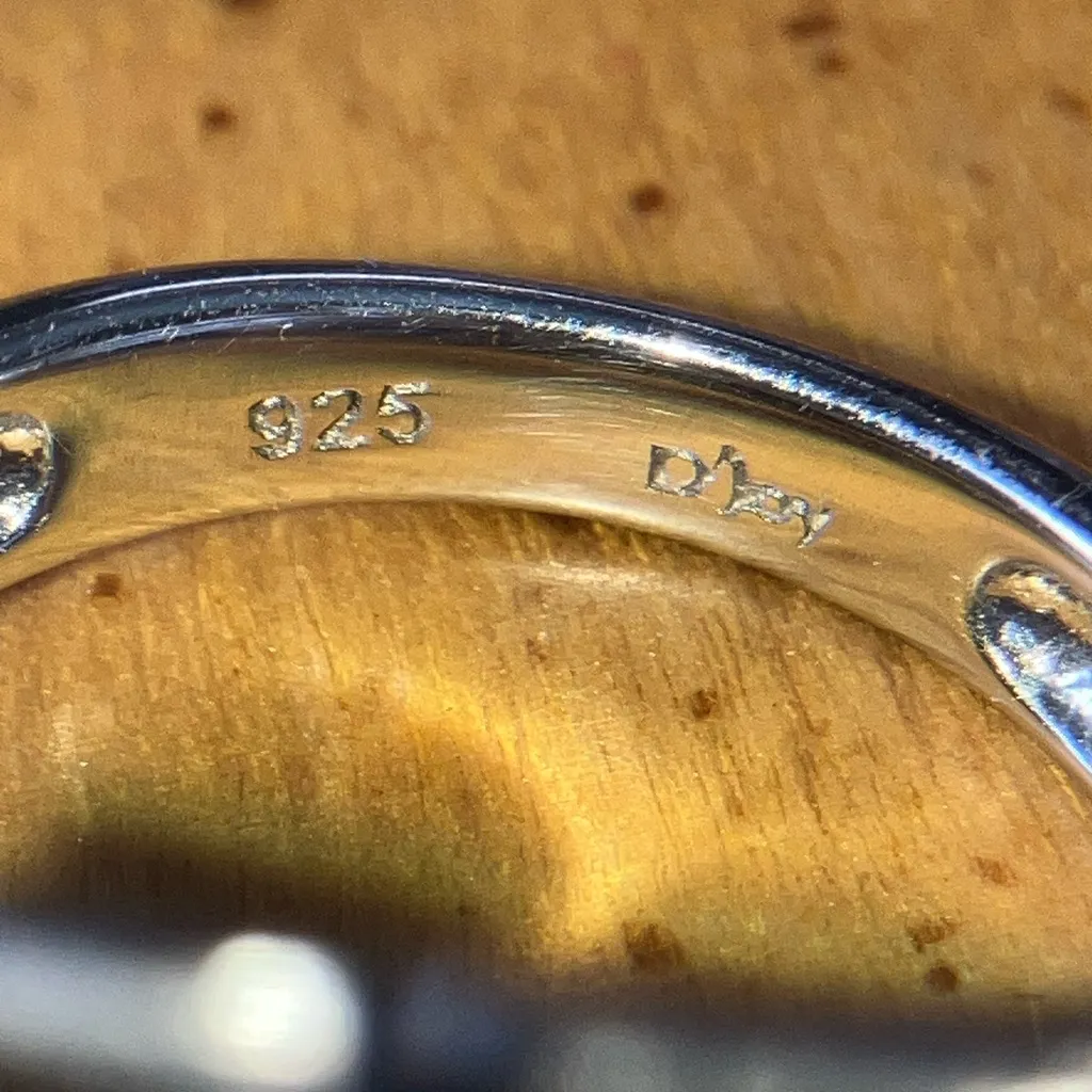 African Amethyst Sterling Silver Ring Size 6 Purple - Image 6