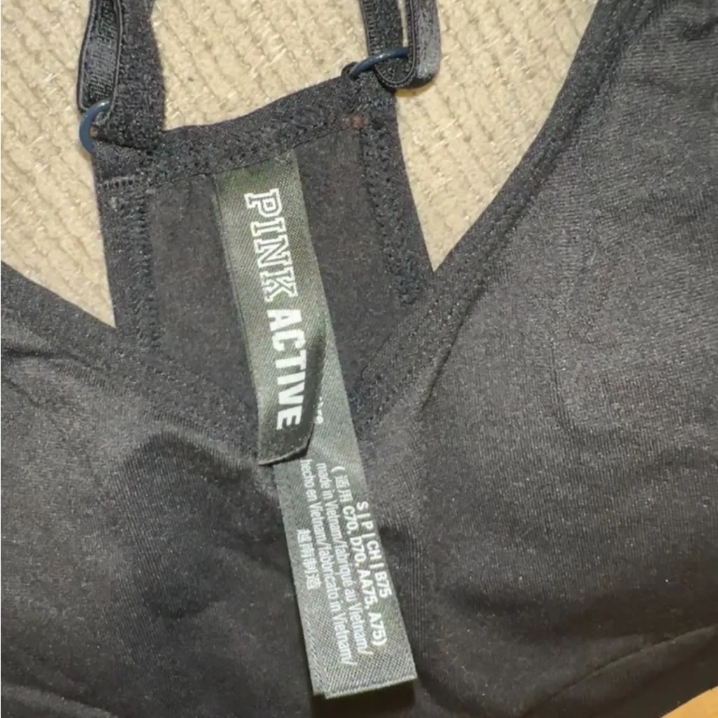 PINK Victoria's Secret Sports Bras - Neon Pink, Camouflage, Black - Image 6