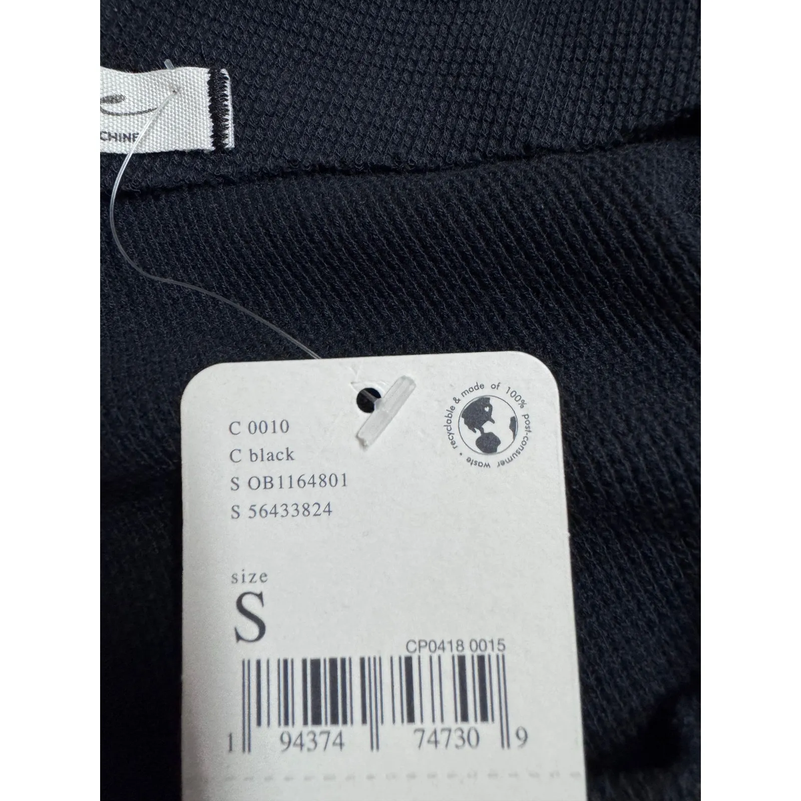 Free People We The Free Black Off Shoulder Top Small Gothic Boho Long Sleeve - Image 5