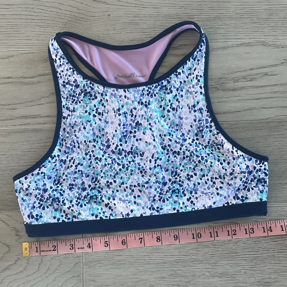 Eddie Bauer Speckled Sports Bra Size Large - Image 3