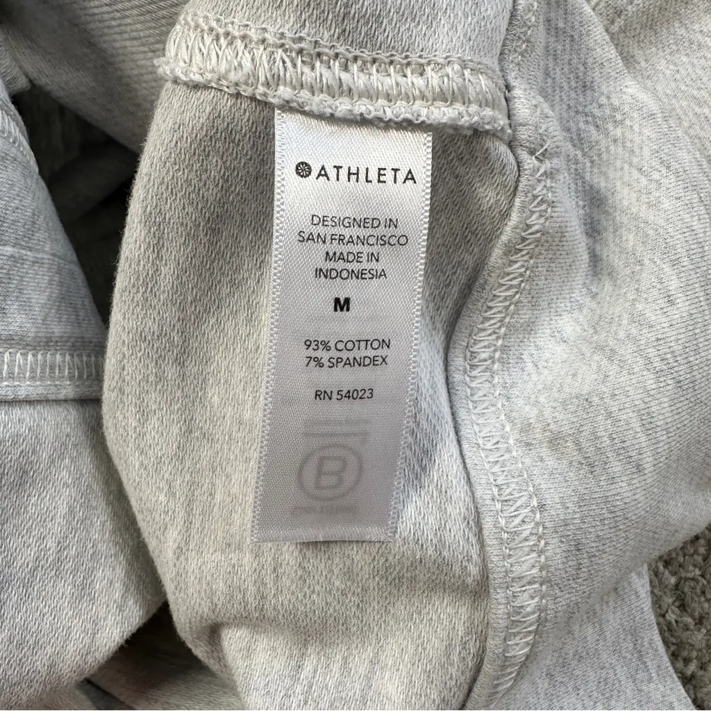 Athleta Women’s Farallon Heather Dress Longsleeve Drawstring in Heather Gray M - Image 14