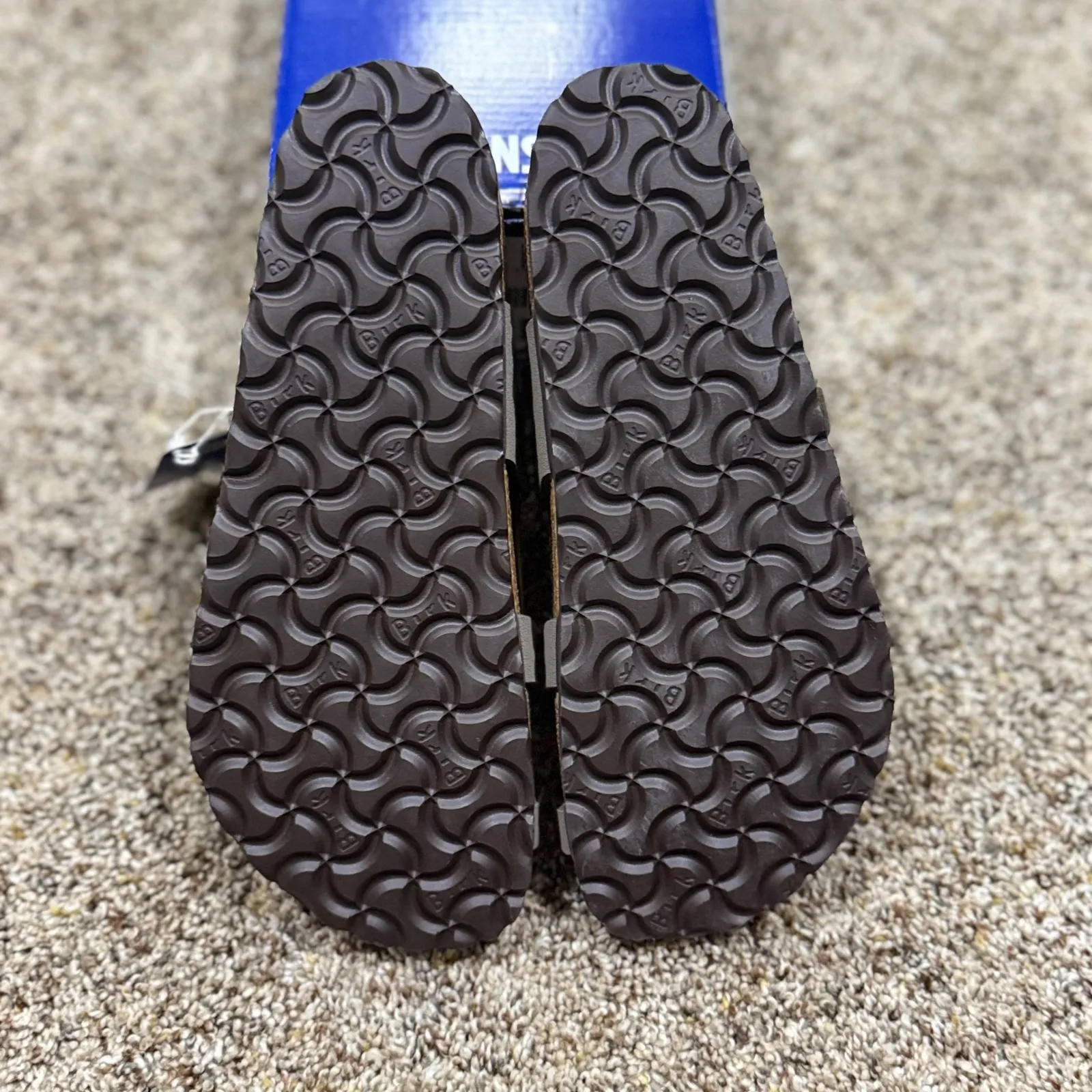 Birkenstock Mayari Stone Leather Strappy Thong Sandals Women's Size 37 EUR - Image 4