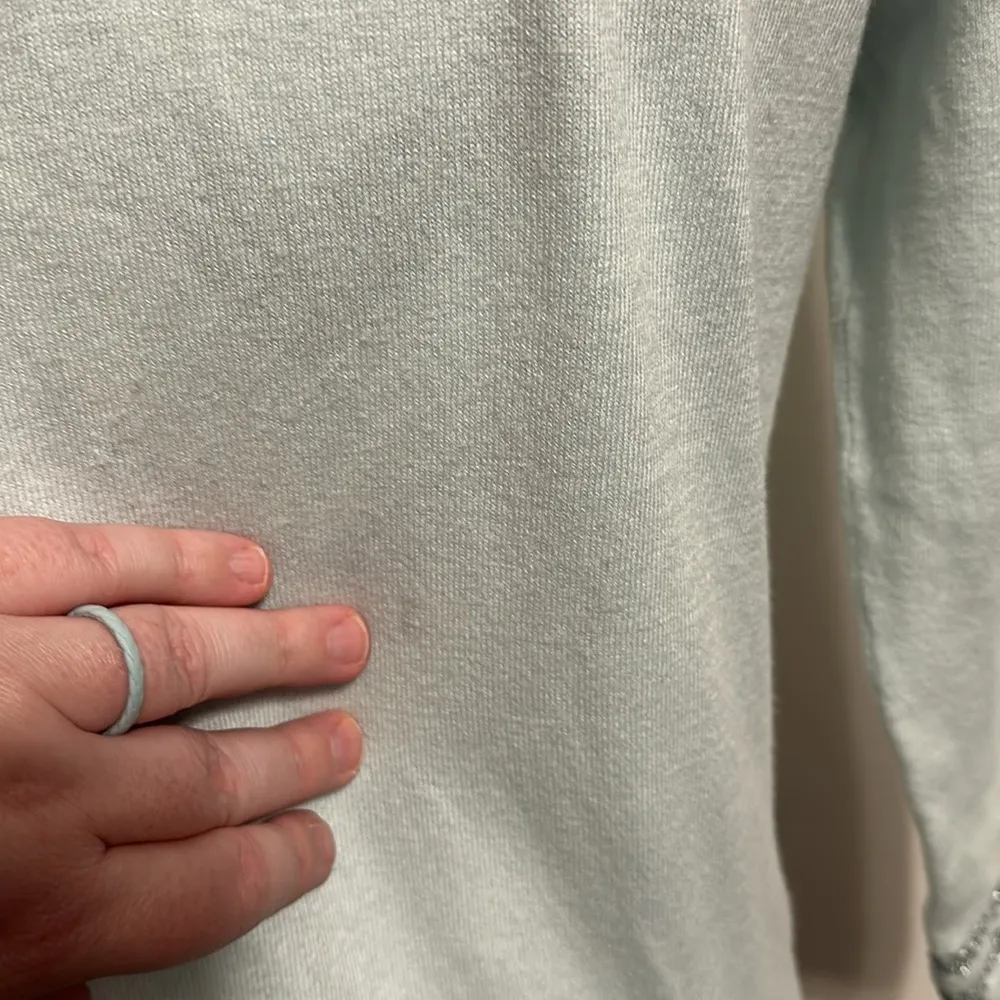 SPARROW Light Blue Button Front Cardigan Size M - Image 5