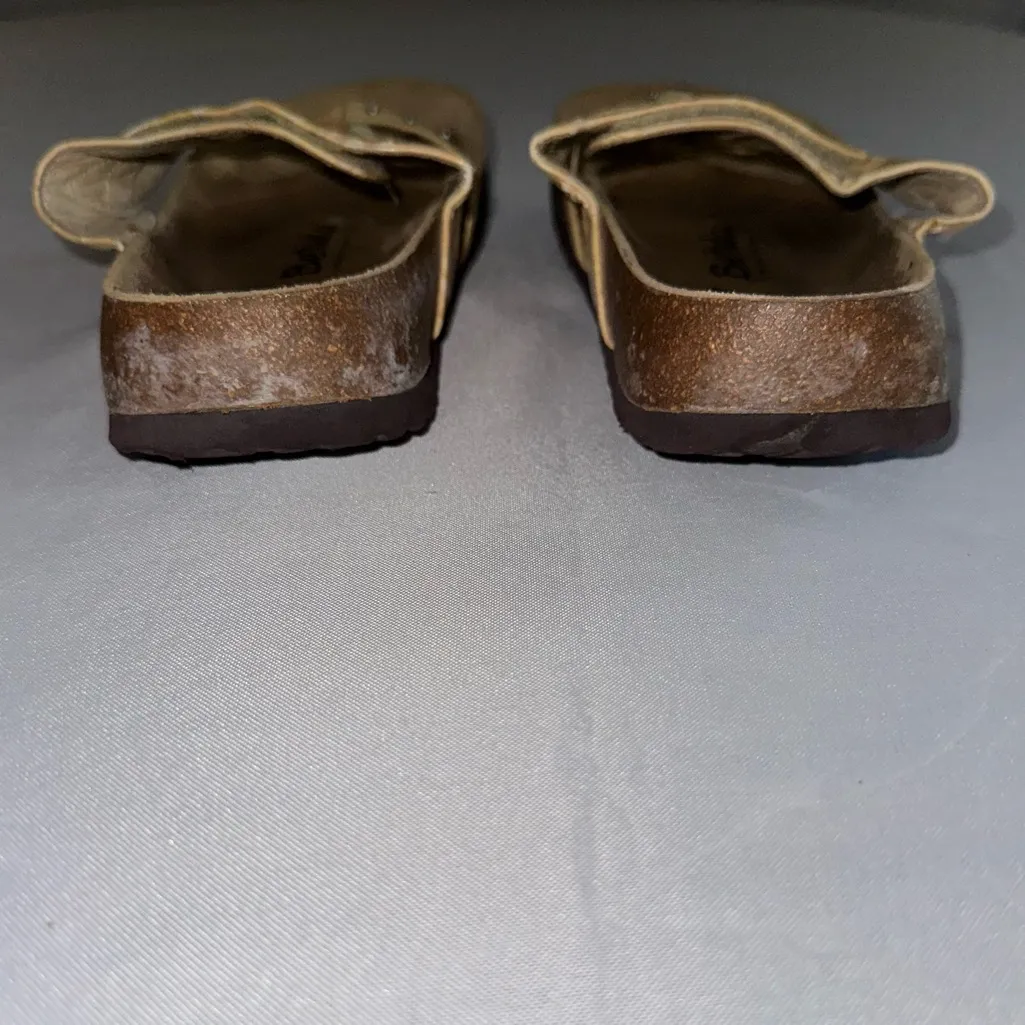 Birkenstock • Betula Bombay Leaf Golden Beige Thong Women’s Size 11 - Image 10