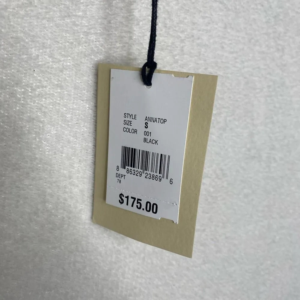 Oye Swimwear Anna Underwire Low Scoop Neckline Bikini Top Black Size Small - Image 6