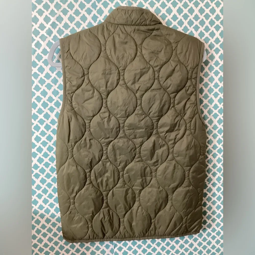 Good fellow women green quilted vest small - Image 4