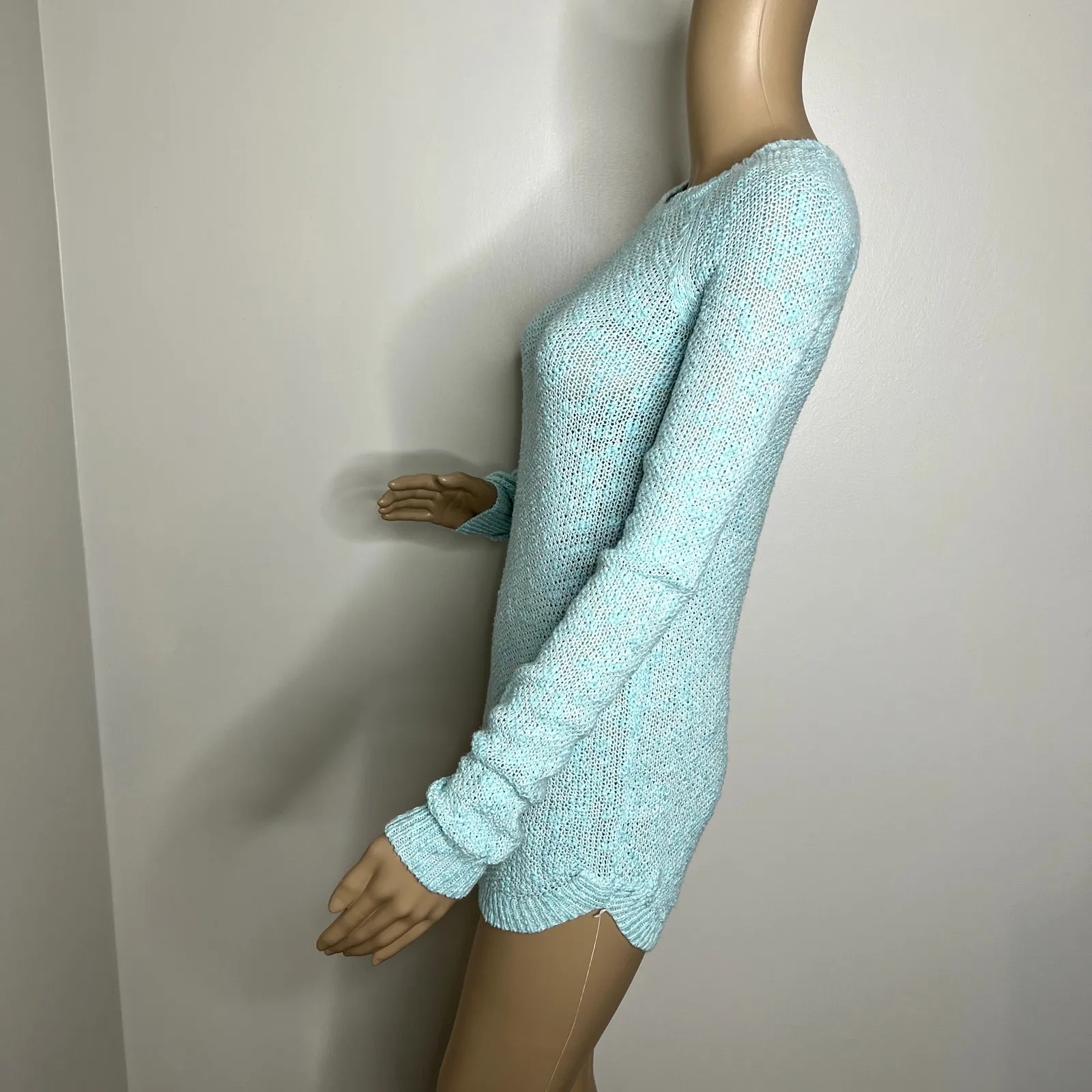 SO Blue Knit Crewneck Sweater - Image 2