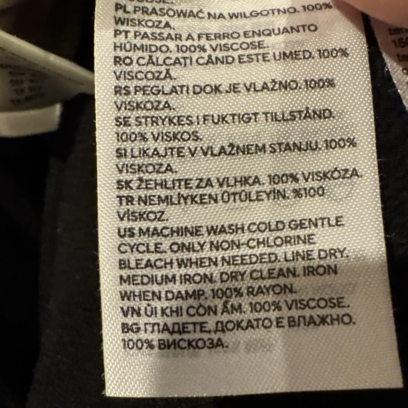 H&M Pants Womens XL Knit Beige Stretch Drawstring Wide Leg Tan High Rise Pocket - Image 6