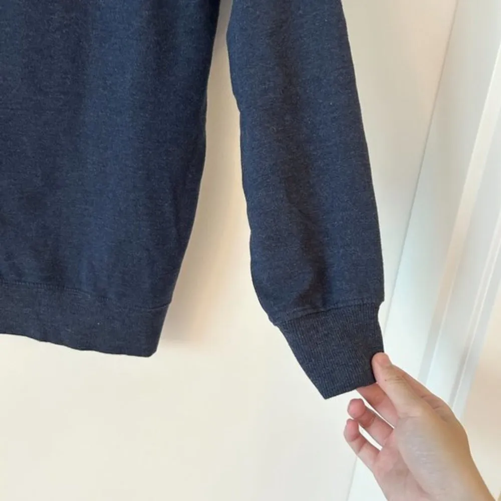 Wildfox Good Vibes Oversized Pullover Sweatshirt Navy Size S LIKE NEW - Image 5