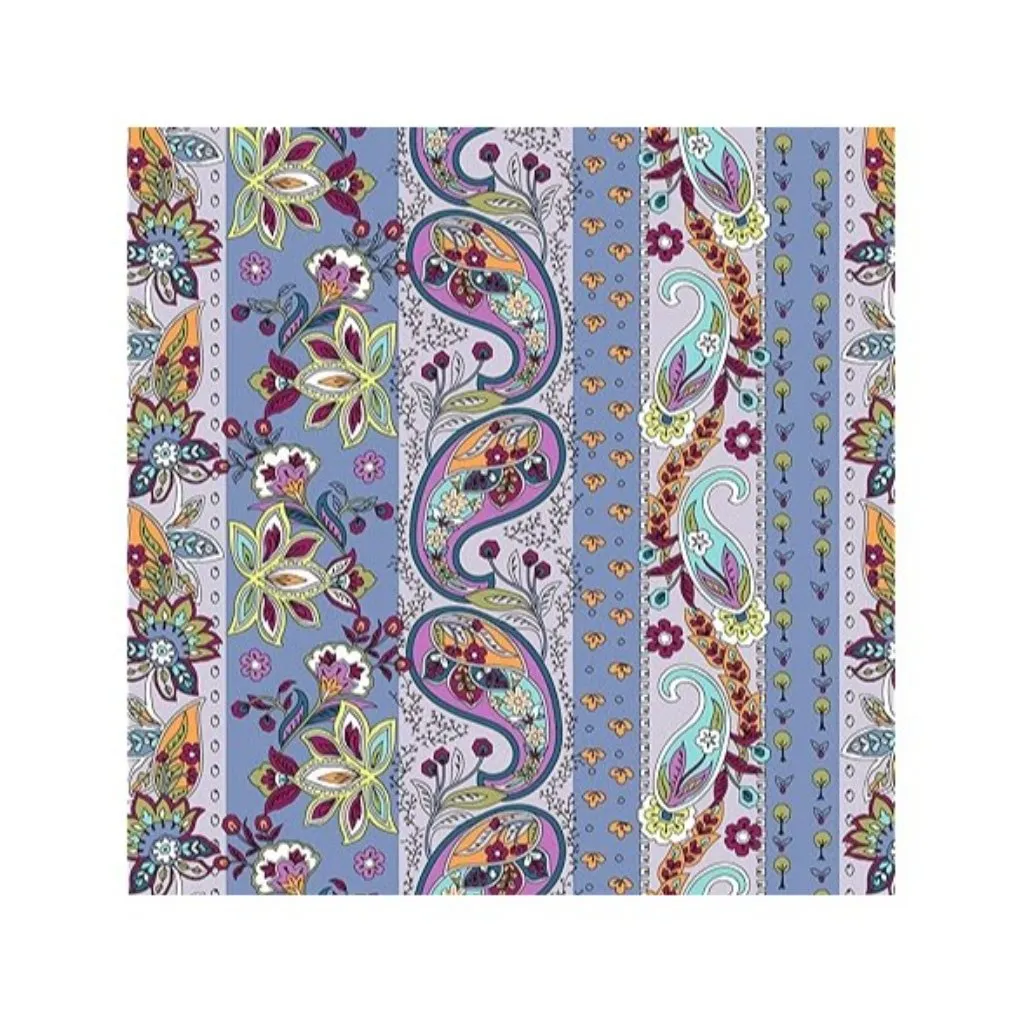 Vera Bradley Womens Shirt Provence Paisley Stripes Size:L NWT Blue Size L - Image 4