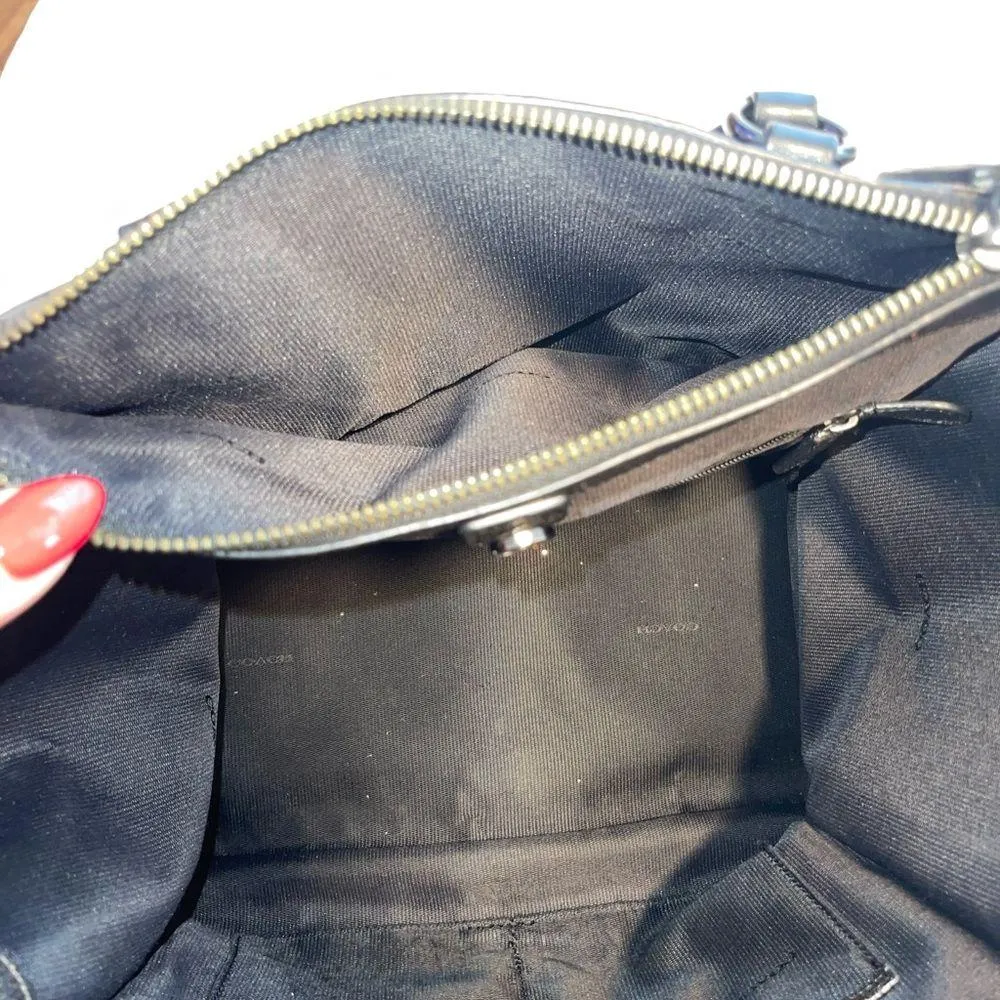 gold shimmer gunmetal purse - Image 2