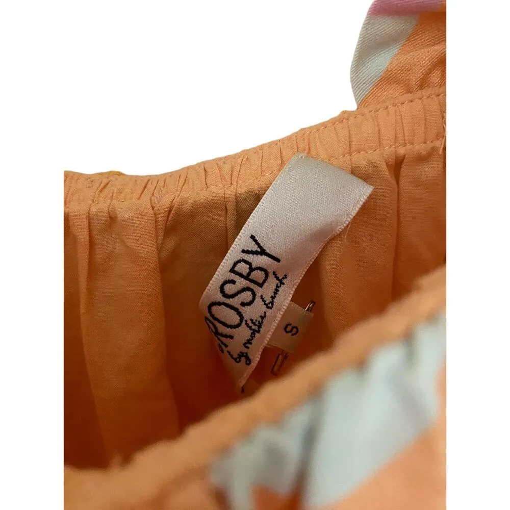 Crosby by Mollie Burch Otto Dress African Sunset $242 Orange Polka Dot Sherbet - Image 4