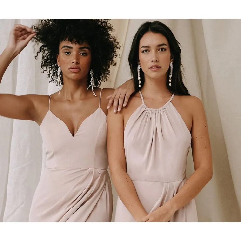 Shona Joy Core High Neck Dress Pink Womens Size 8 - Image 15