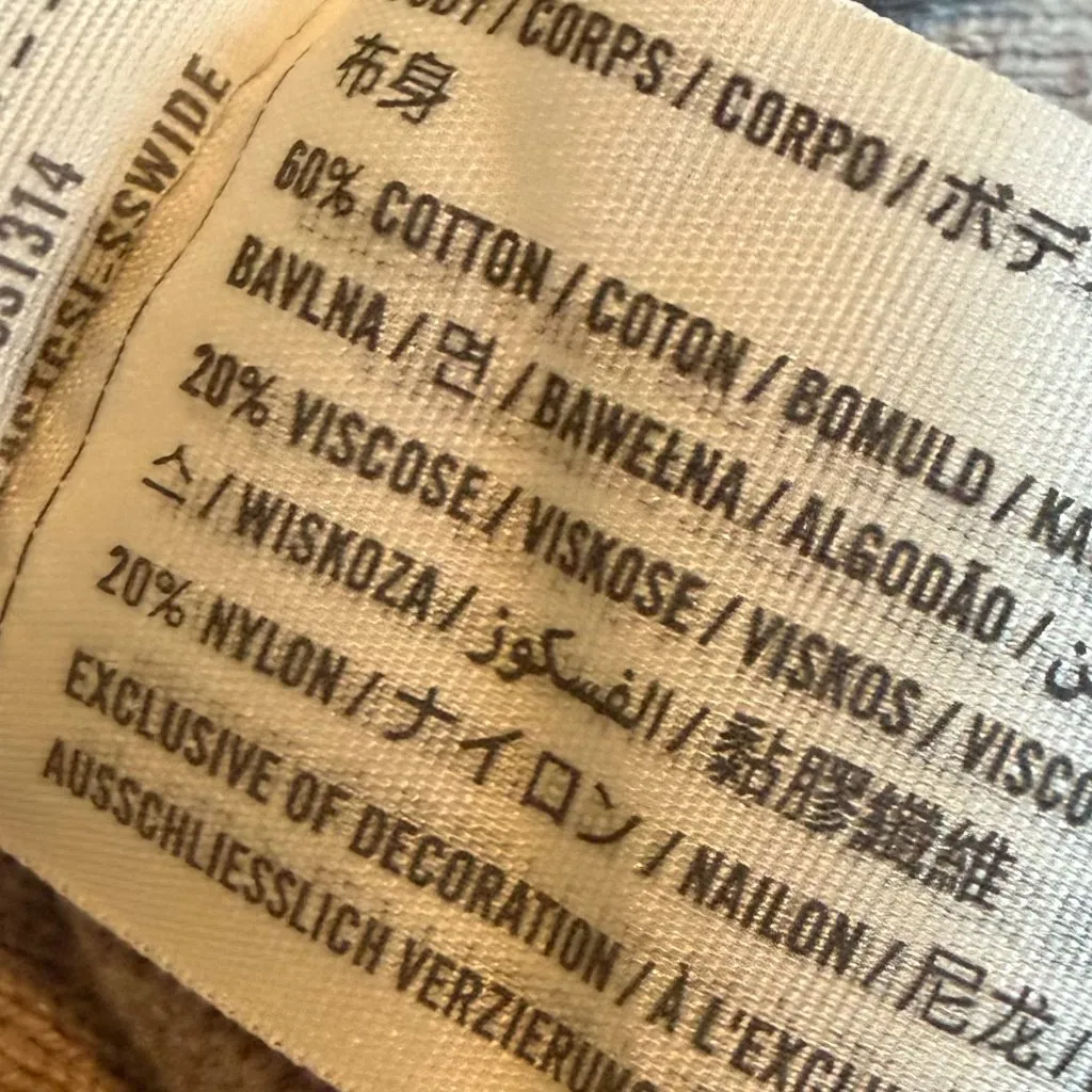 Abercrombie & Fitch Long Sleeve Taupe Bodysuit Shirt Top Thong Back Size Small - Image 12