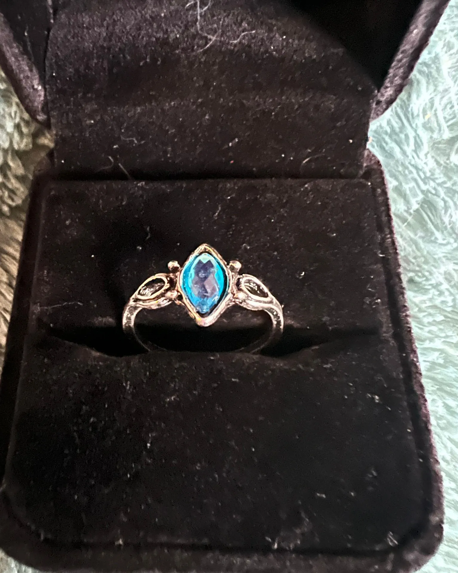 Women’s Stainless Steel Silver Ring Size 7 - Image 2