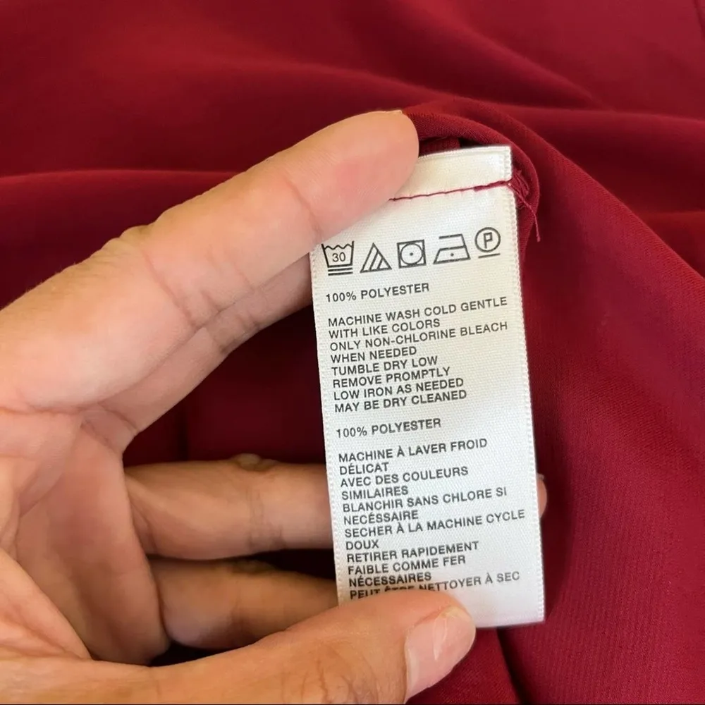 Free People Maroon Slip Dress - Image 11