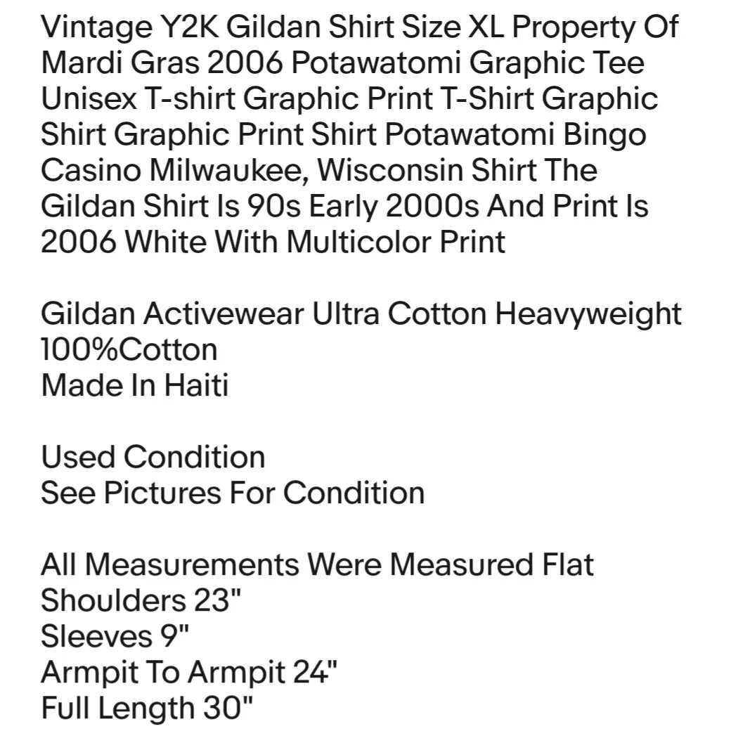 Vintage Y2K  Shirt Size XL Property Of Mardi Gras 2006 Potawatomi Graphic Tee Unisex T-shirt - Image 2