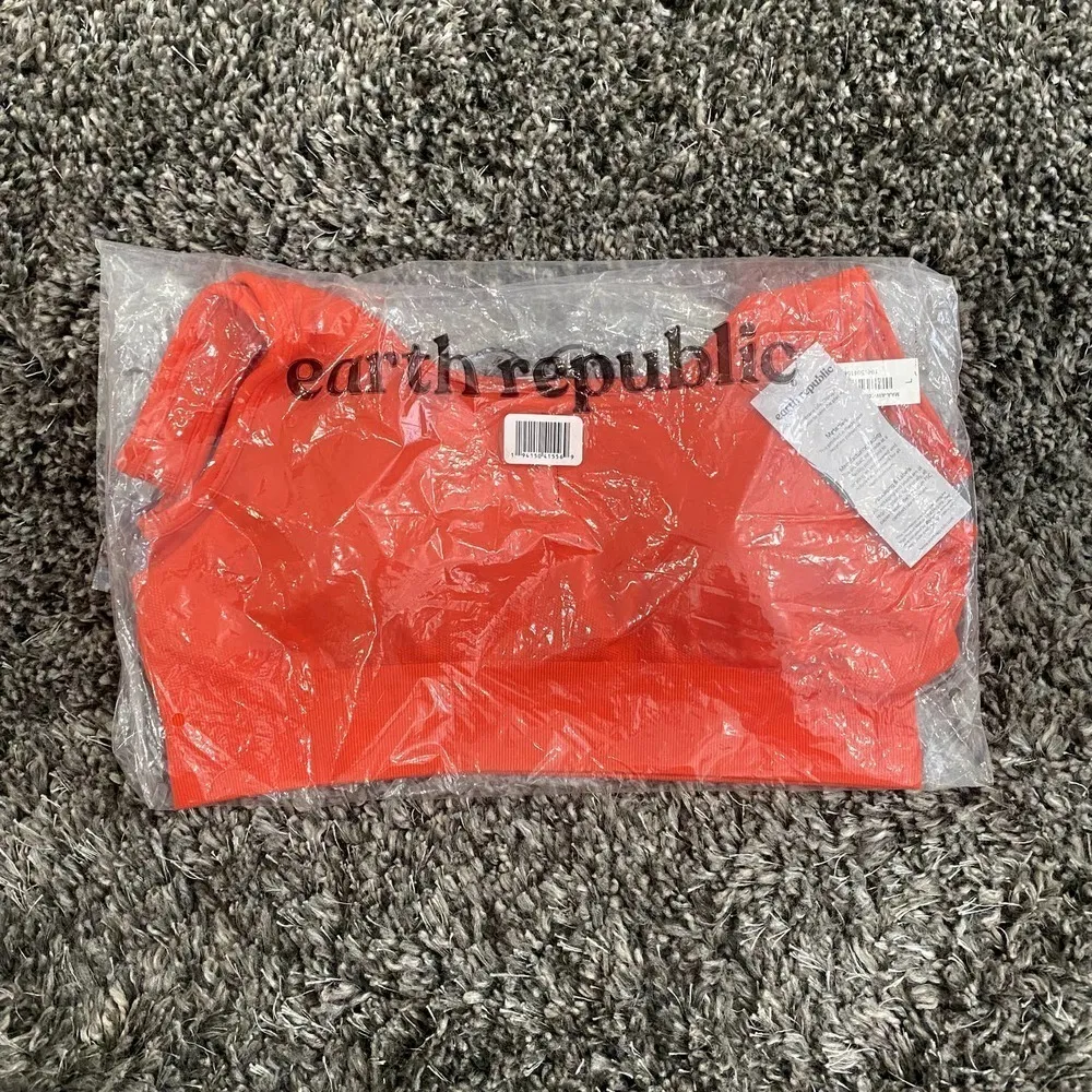 Adore Me Earth Republic Maeve Ombre Sports Bra Contour in Orange, Size L​​​​​​ - Image 2