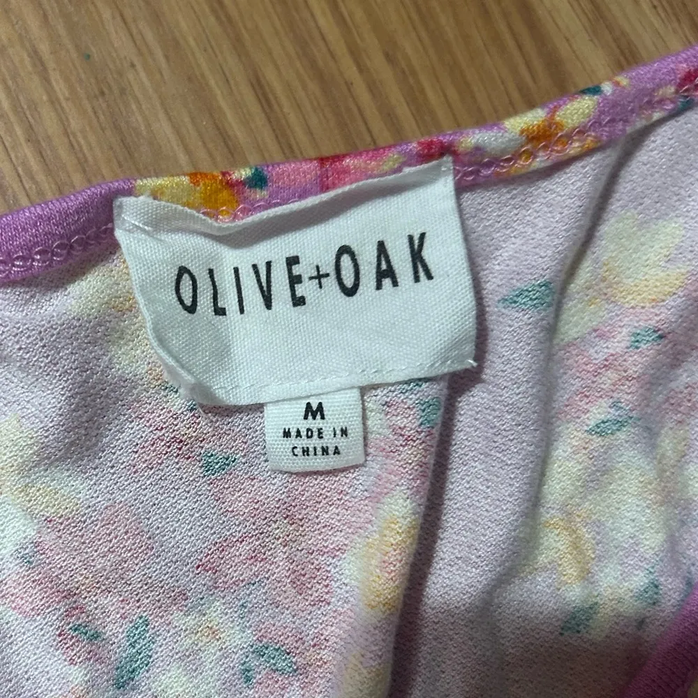 Floral Pink Maxi Dress olive & oak womens medium - Image 5