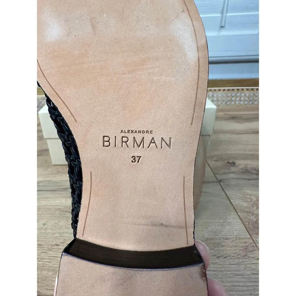 Alexandre Birman Clarita Basketry Loafer Black Sz 7 US 37 EU NIB Casual Elegance - Image 13