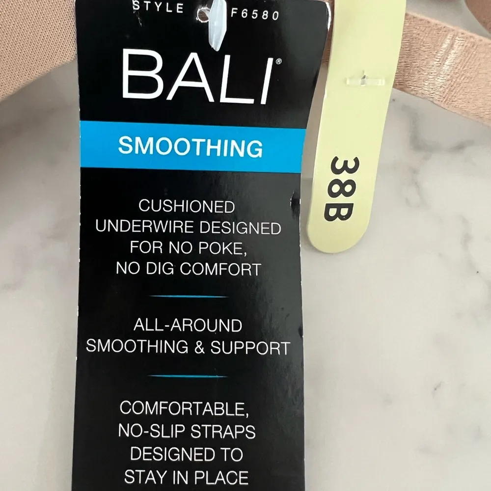 Bali 38B One Smooth U Dreamwire Shaping Underwire Bra Beige convertible back Tan Size undefined - Image 7