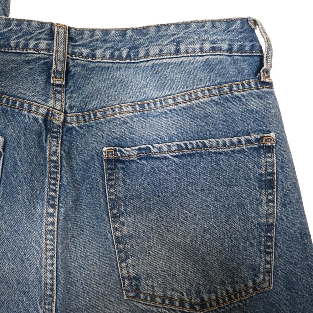 Gianni Bini  Womens 30 Straight Leg Raw Hem High Waist Jeans - Image 7