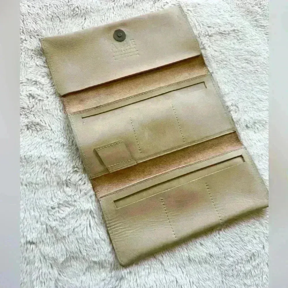 Able Leather Wallet in “Fog” Tan - Image 3