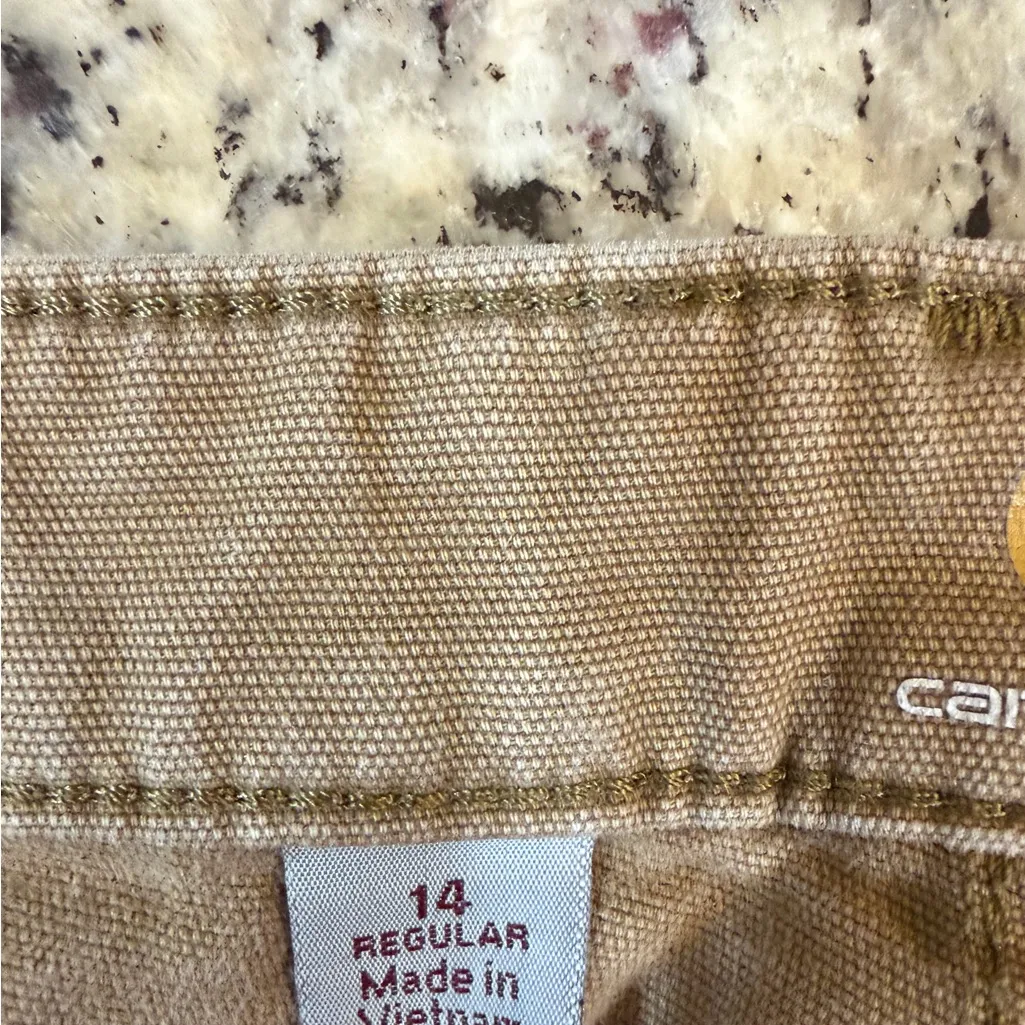 Carhartt Original Fit Khaki Pants - Image 4