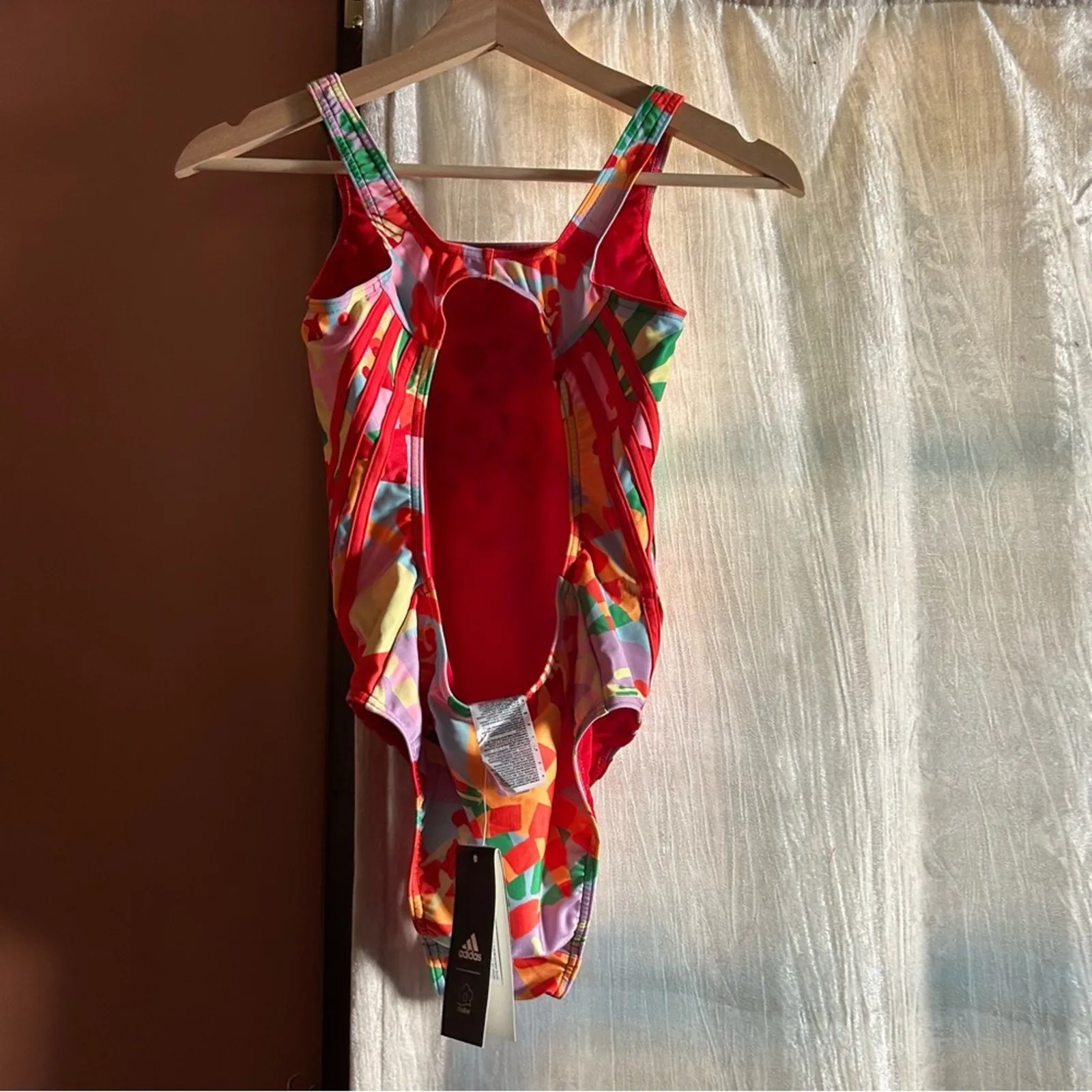 Adidas x Farm Rio Pearl Citrine One Piece Swimsuit Bathing Suit NWT Size 2‎ - Image 6