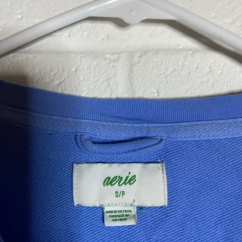 Blue Women's Top aerie small - Image 3