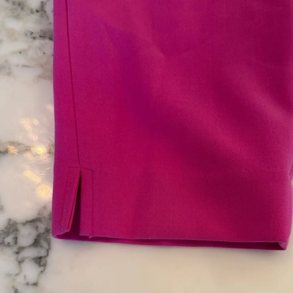 NWT French Connection Emiko Whisper Ruth Pants In Wild Rosa Sz 6 drawstring - Image 9