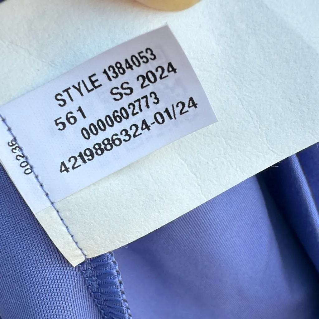 New Under Armour Blue Fitted Athletic Dress with Shelf Bra built in Shorts Sz Sm - Image 8