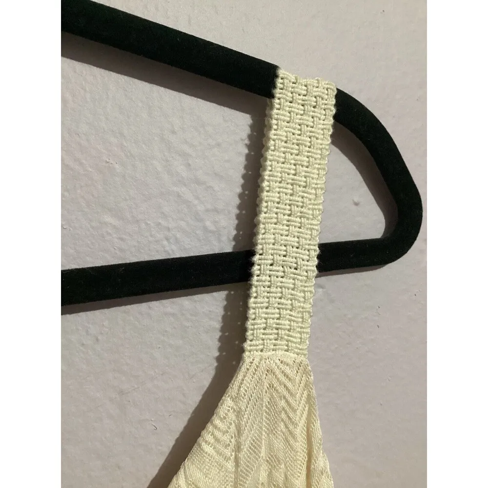 Meadow Rue NWT Sleeveless Prespa Ivory Shift Knee Length Dress 14 V - Image 4