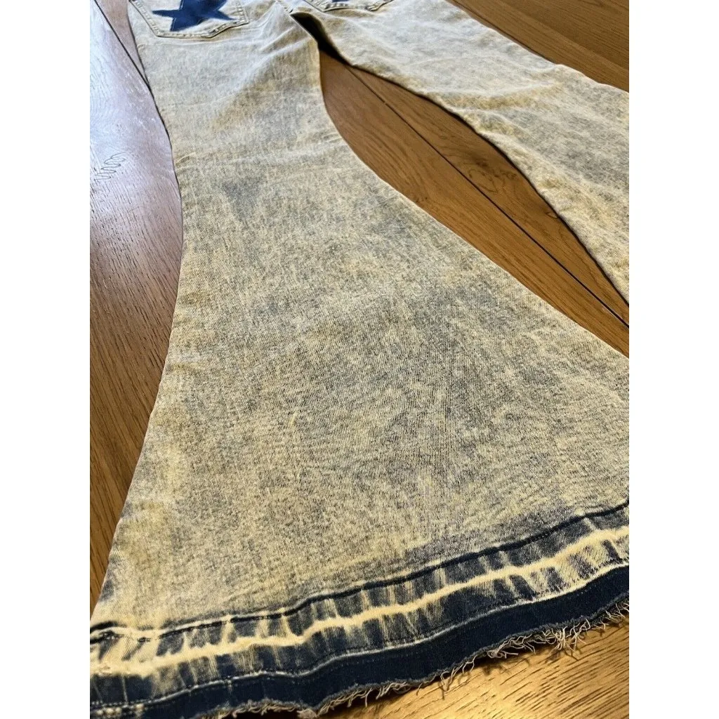 Anthropology‎ Altard State Jeans Womens Size XS Denim Mid Rise Flare Hippie - Image 4